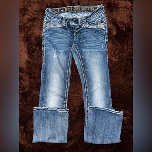 Woman’s rock revival jeans